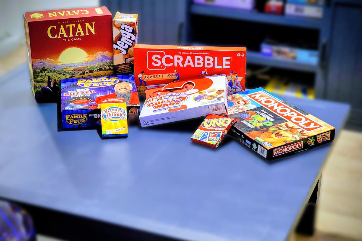 Game night lives here! From Catan and Scrabble to Uno and more, our collection of board games is ready for unforgettable group moments.
