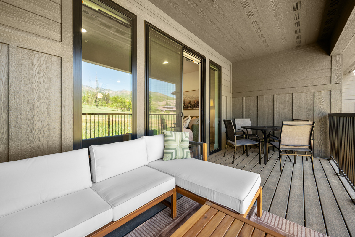 Family Gathering Space on the Open Balcony