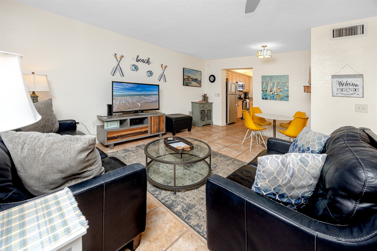 Smart TV and Open Living Space!