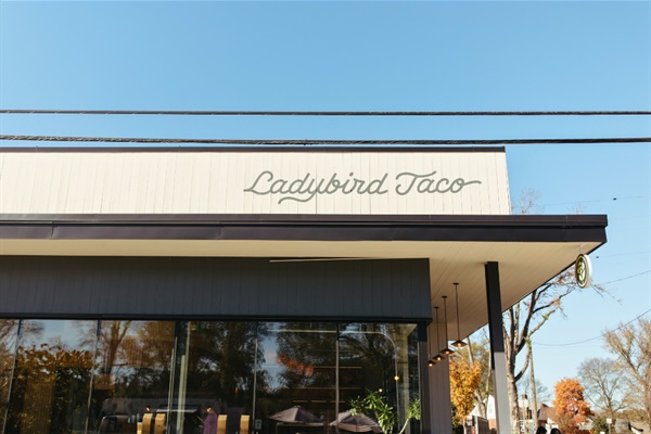 Walk to Ladybird Taco for the best breakfast tacos (or order ahead for pick up)