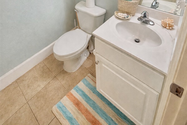 Bathroom with walk-in shower!
