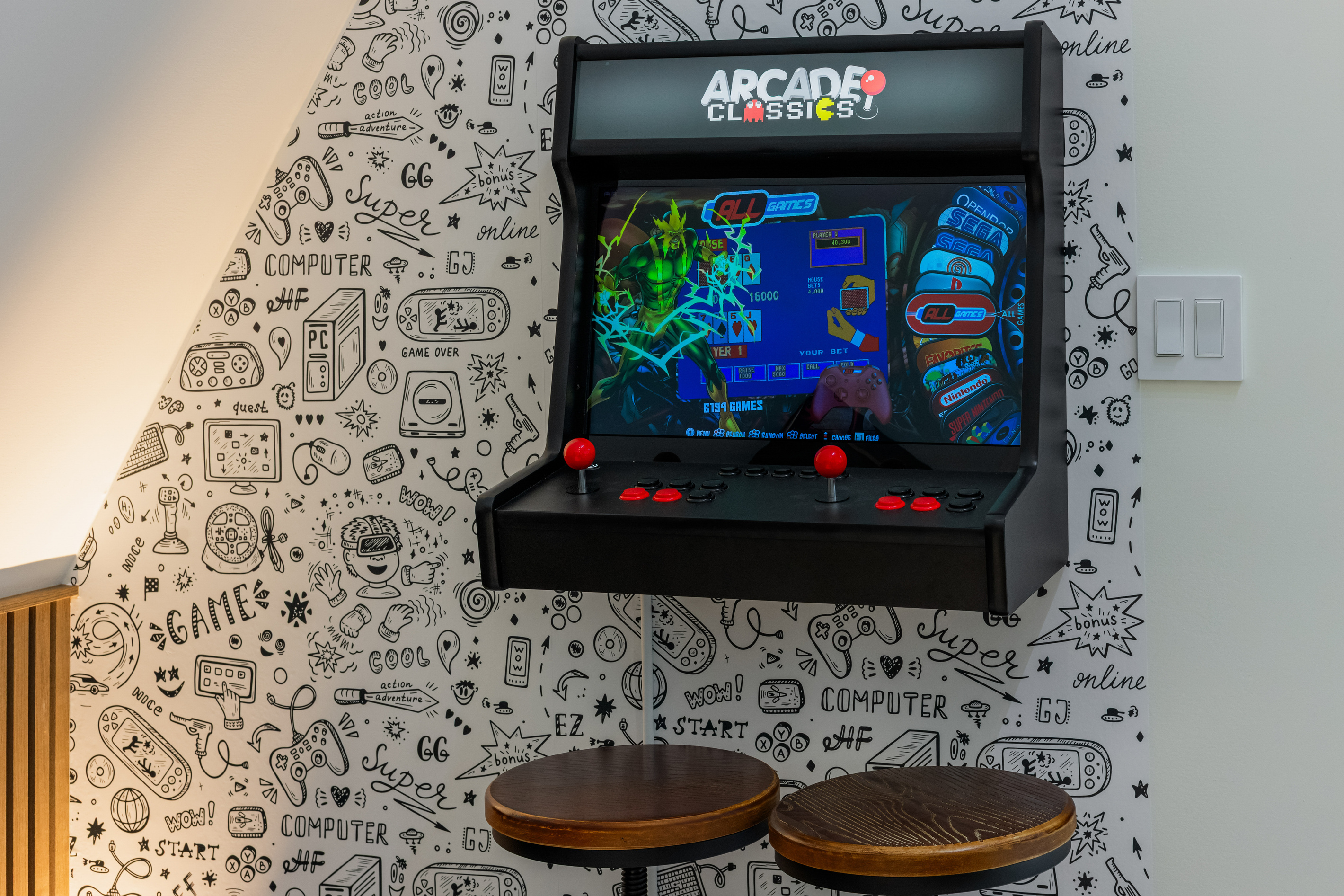 Arcade cabinet, loaded with the classics