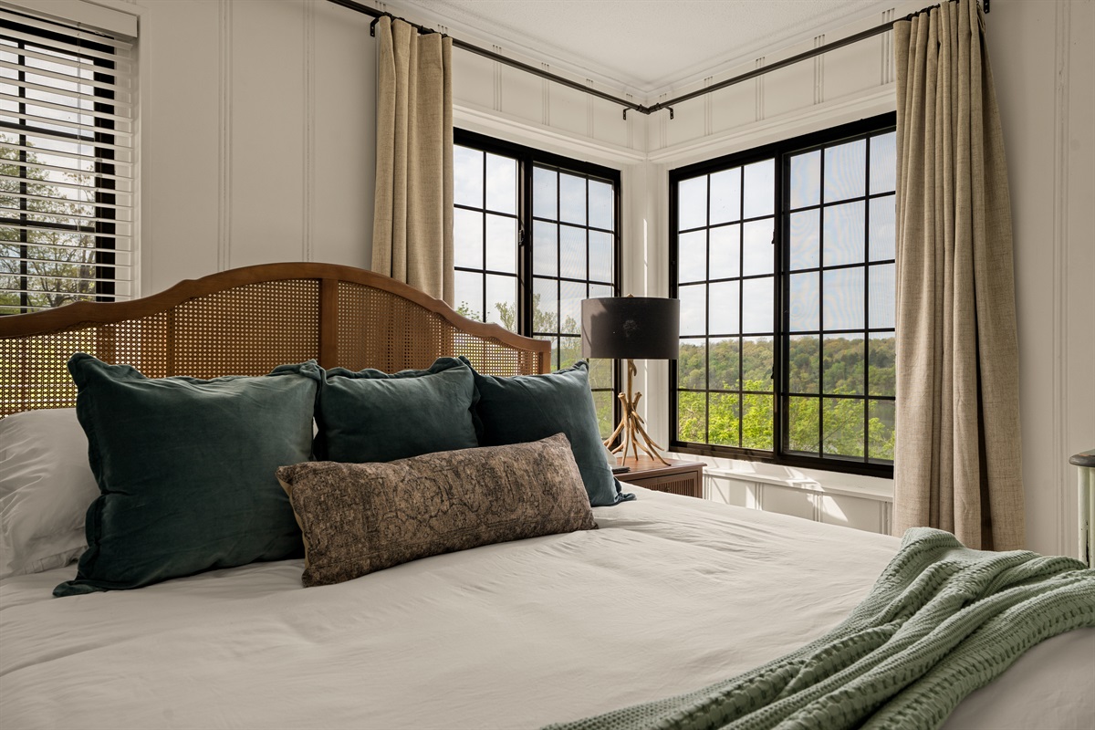 Soft textures and calming tones create a relaxing retreat.