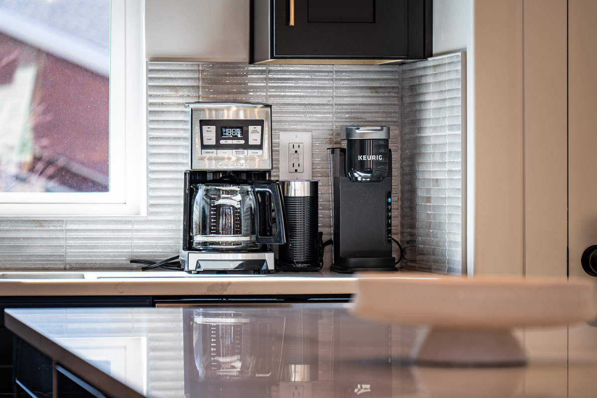 Start the morning right with an easy coffee setup before heading out to explore Mountain Green and the surrounding mountains.