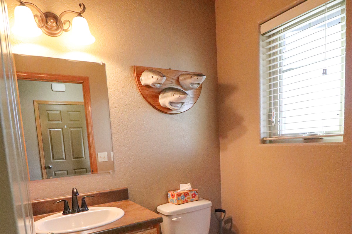 Main level half bath