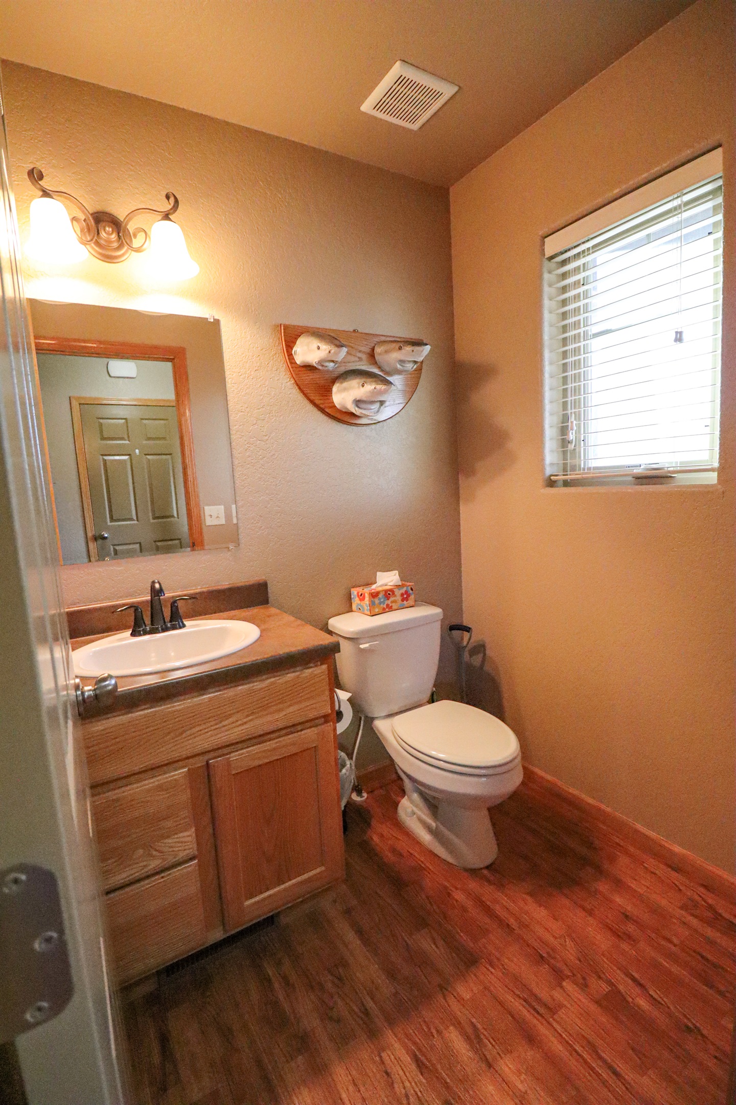 Main level half bath