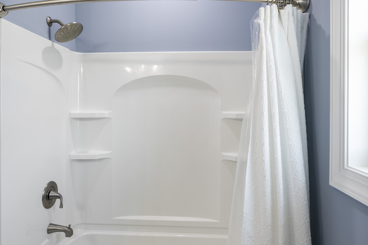 Bath linens and starter soaps provided