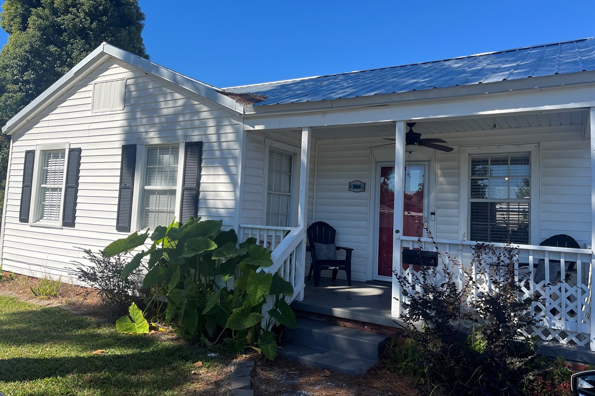 Enjoy the morning sunshine on the front porch