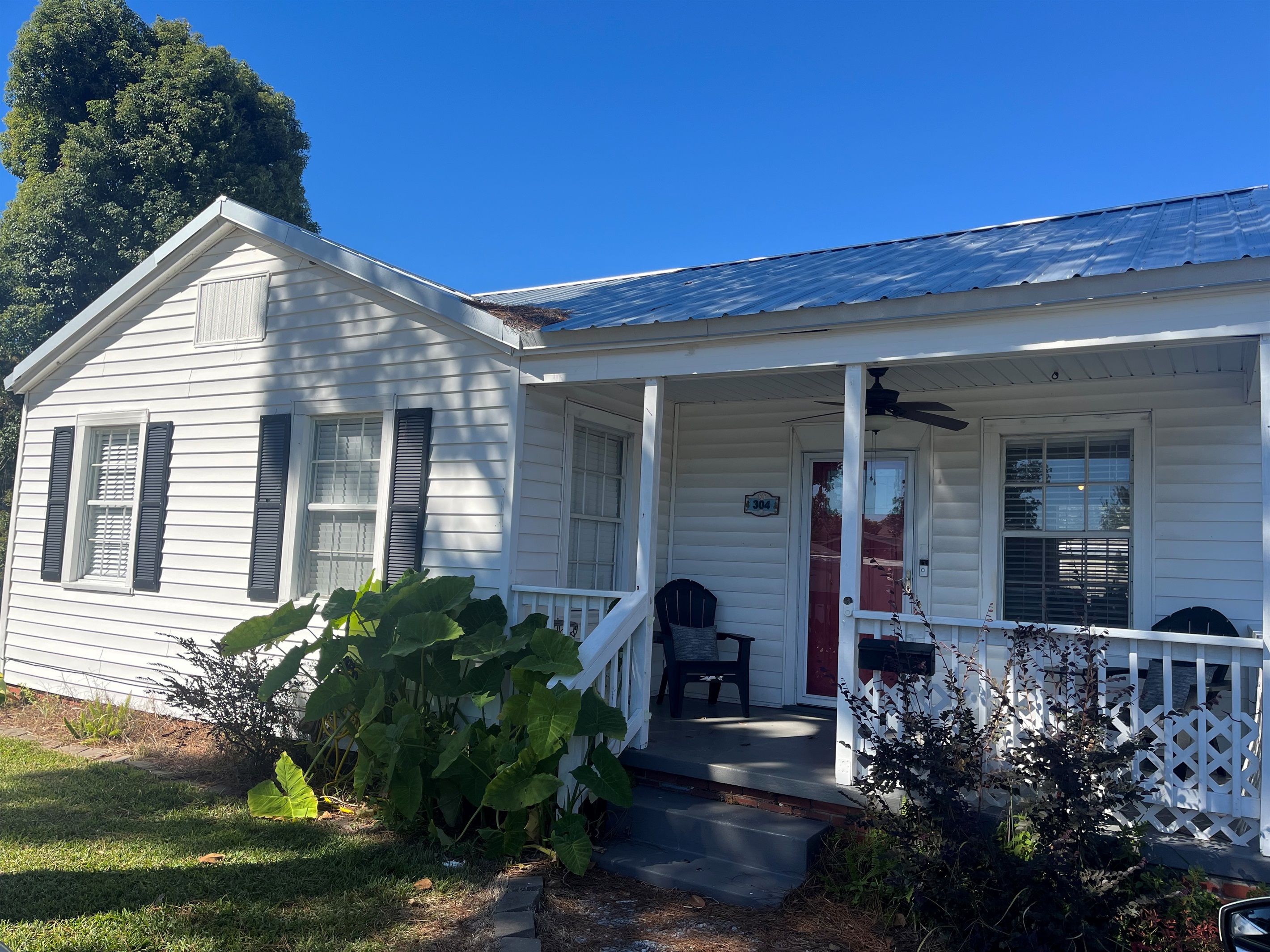 Enjoy the morning sunshine on the front porch