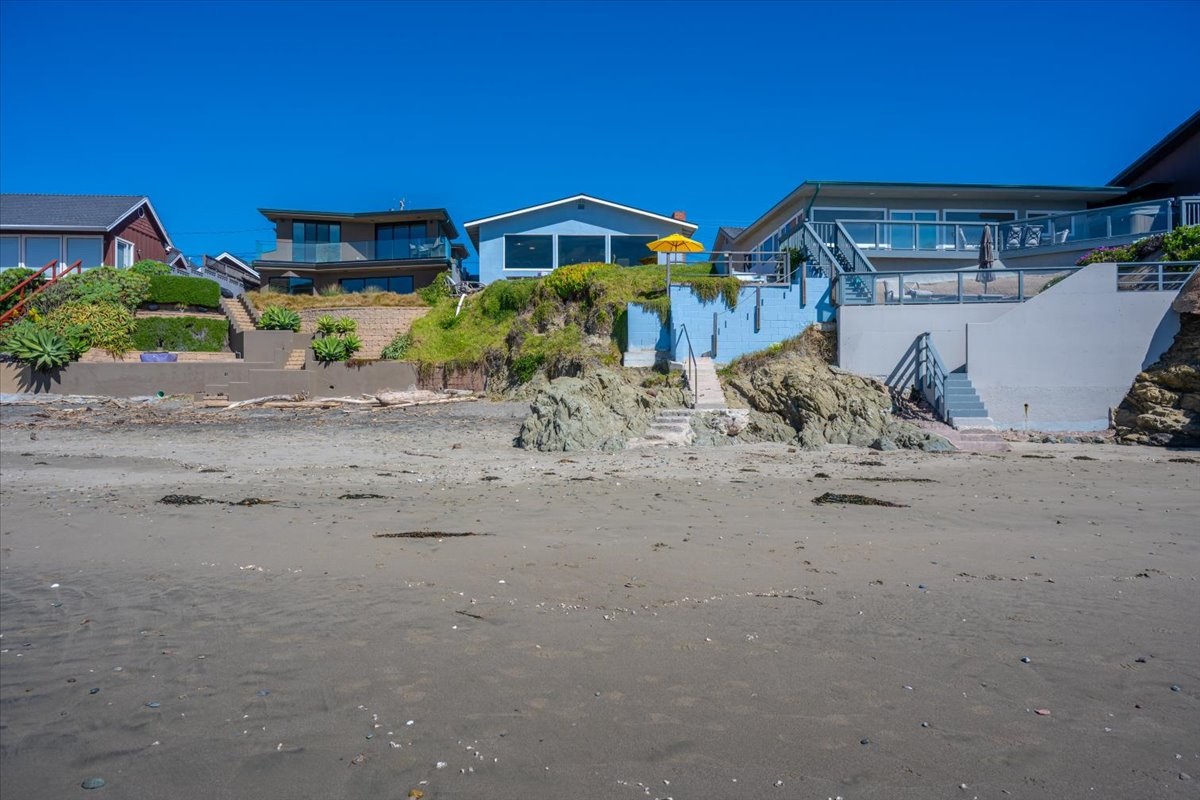 View of the home from beach