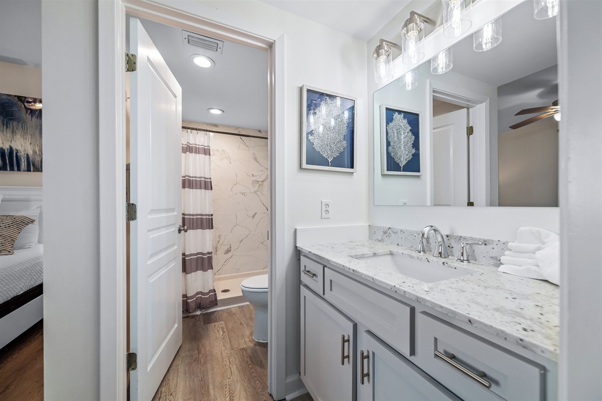 En-suite Bathroom with walk in shower