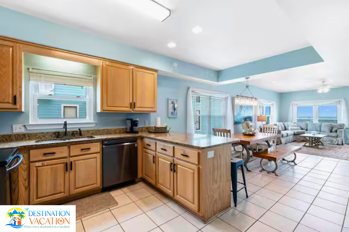 A warm kitchen designed for memorable gatherings.