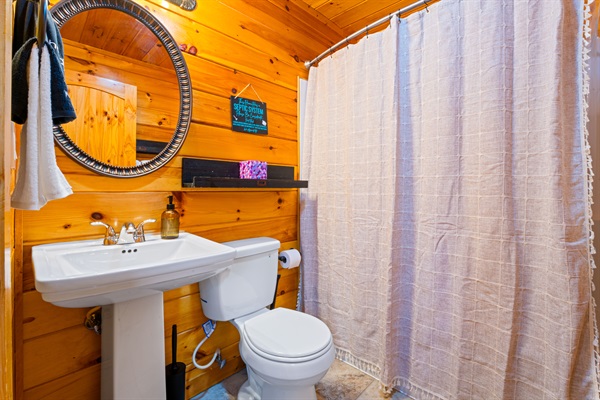 Full bathroom downstairs