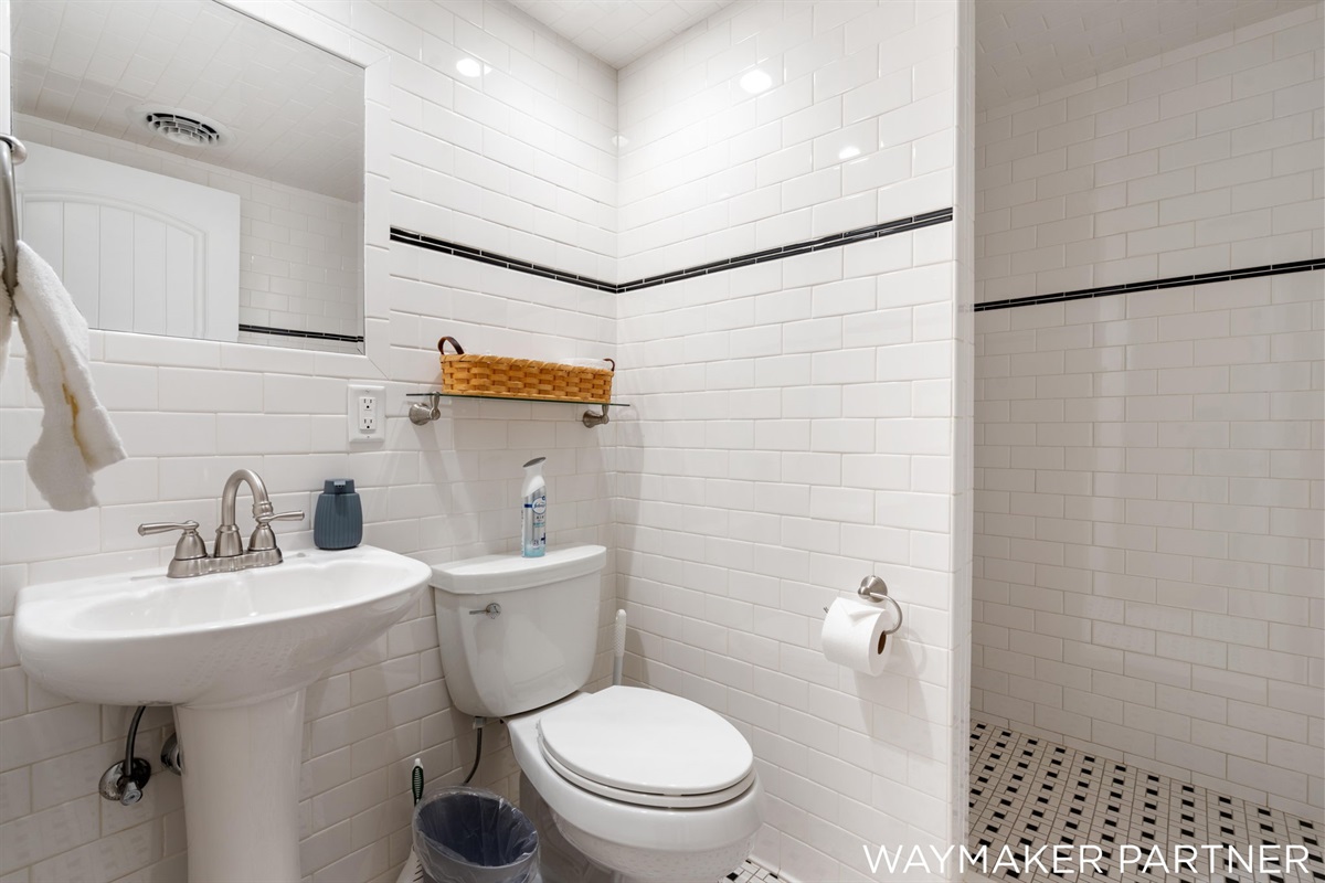 Bathroom #5 with walk in shower