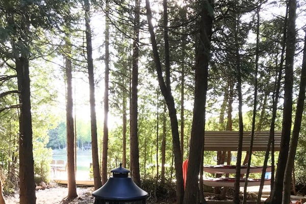 2nd of three fire pits available on the property.