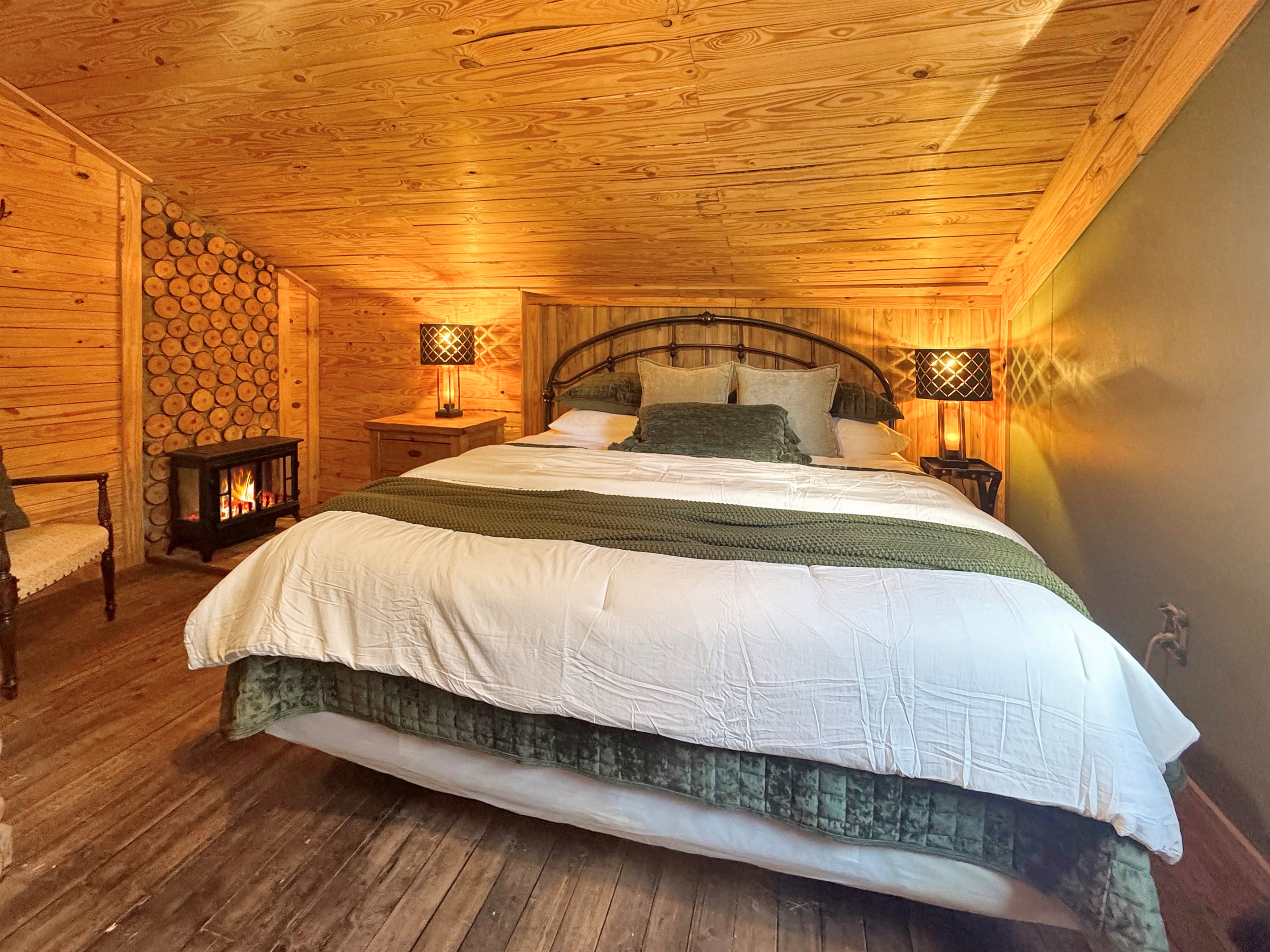 Sink into luxury in the second king suite.