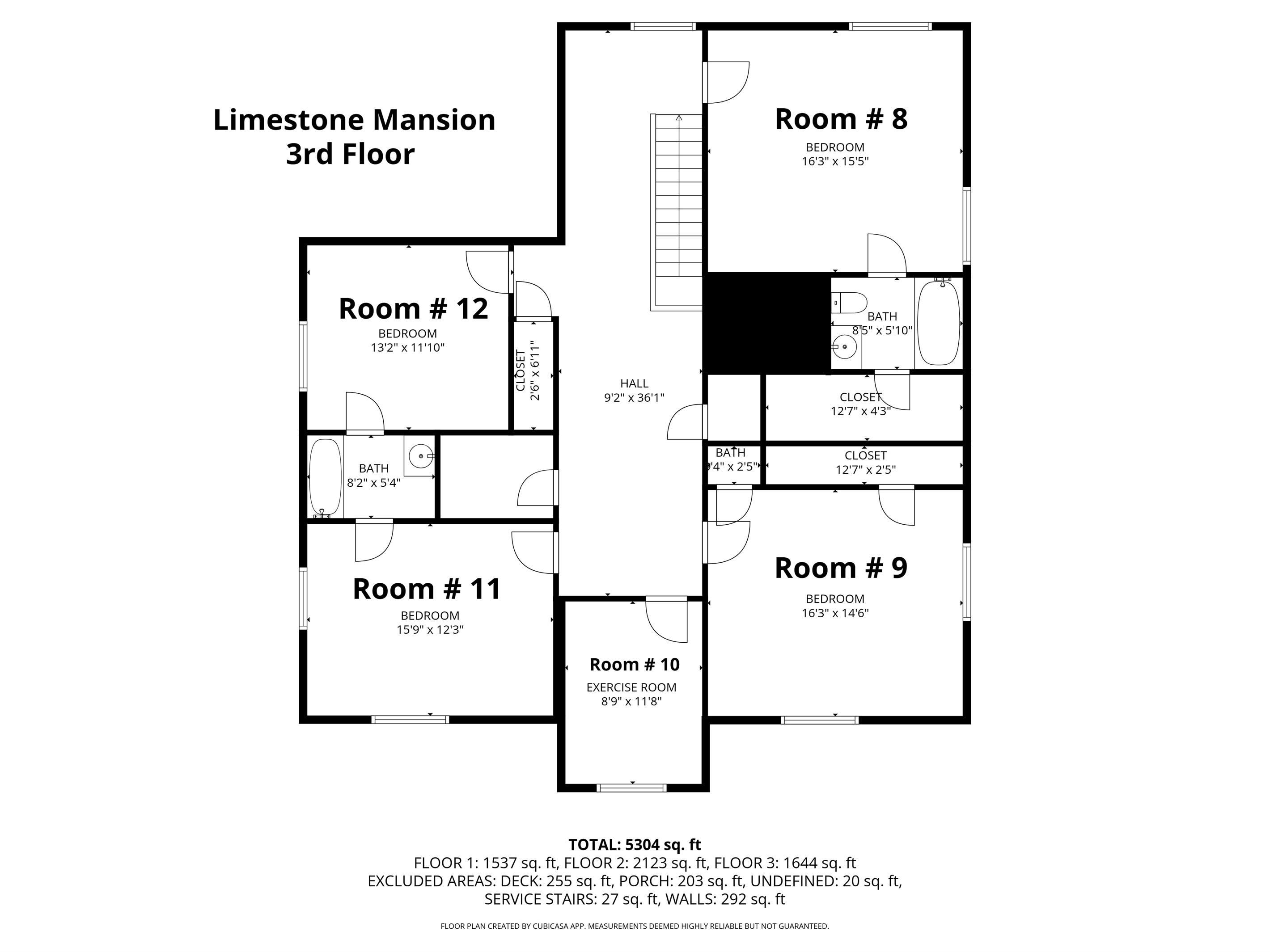 3rd floor layout