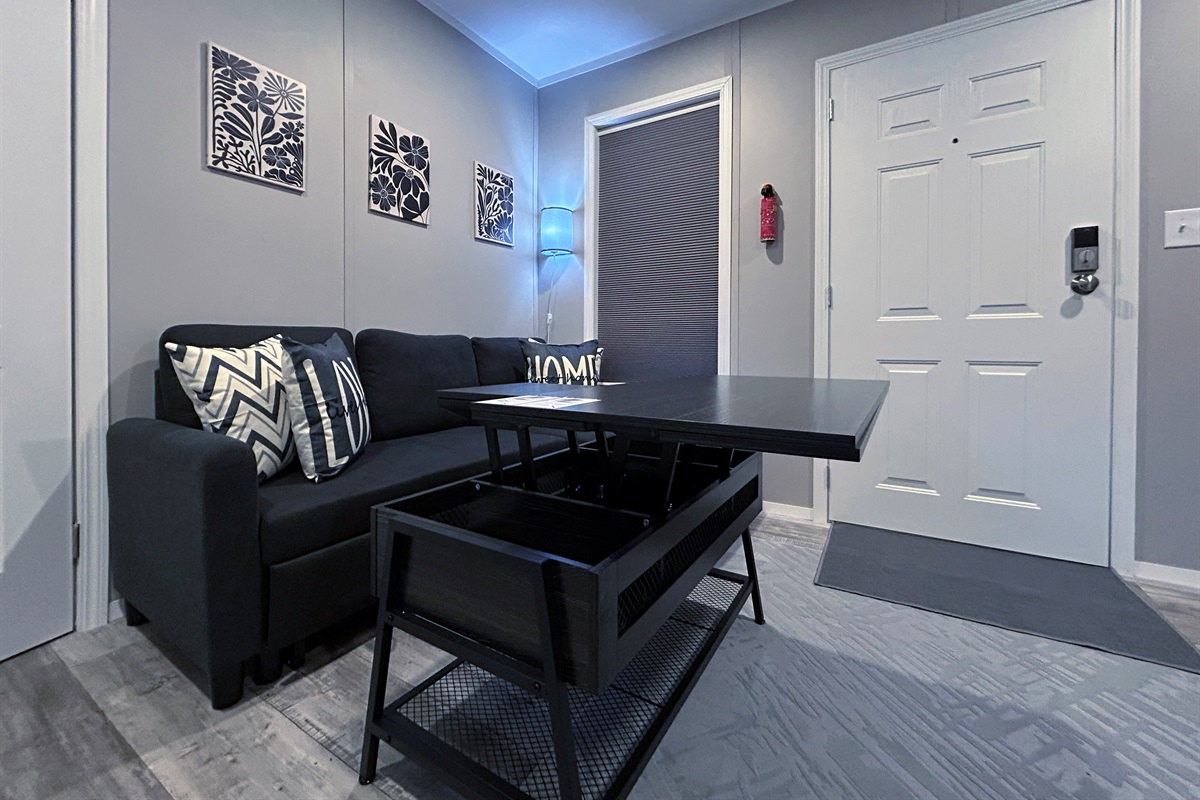 Convertible coffee table to dining table