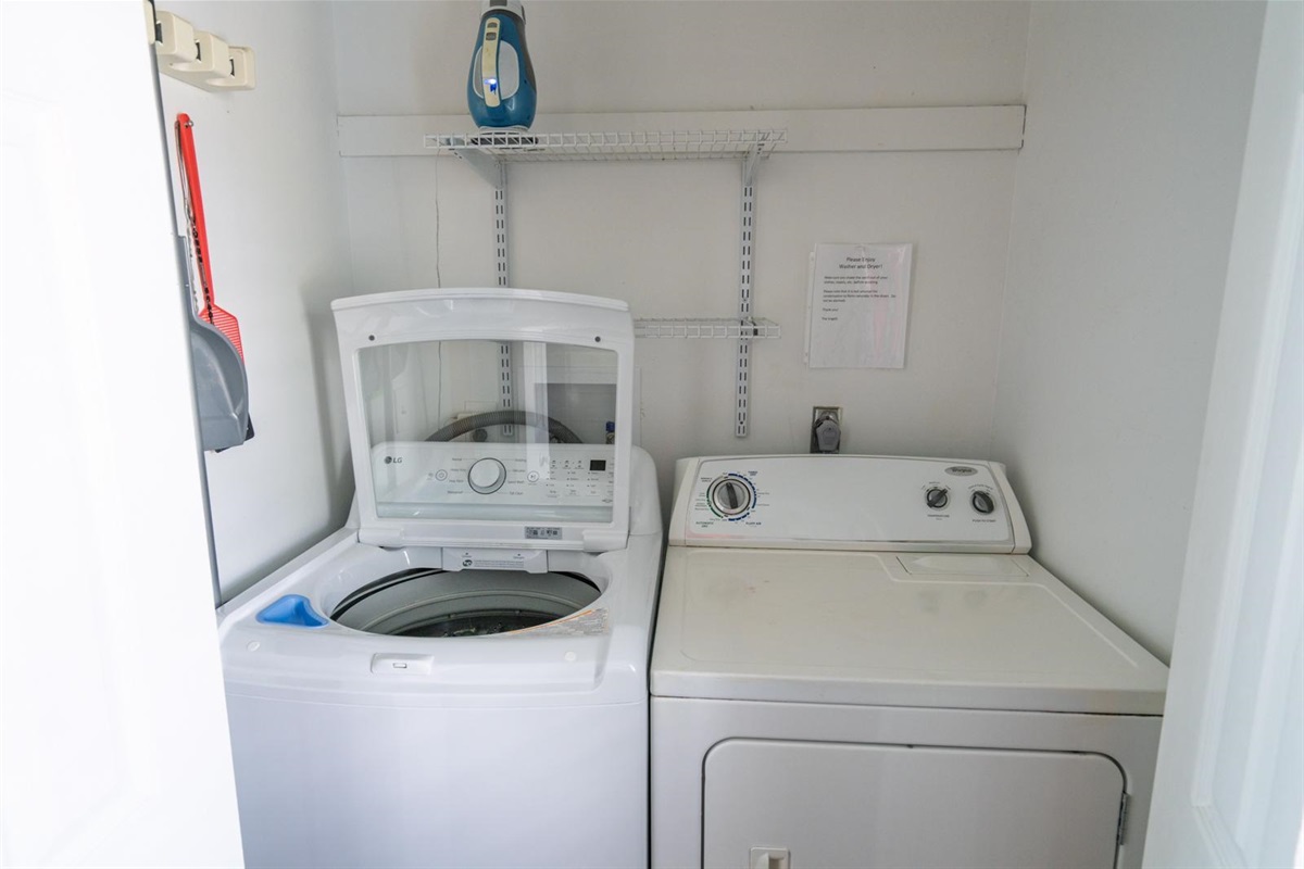 Laundry Closet Upstairs