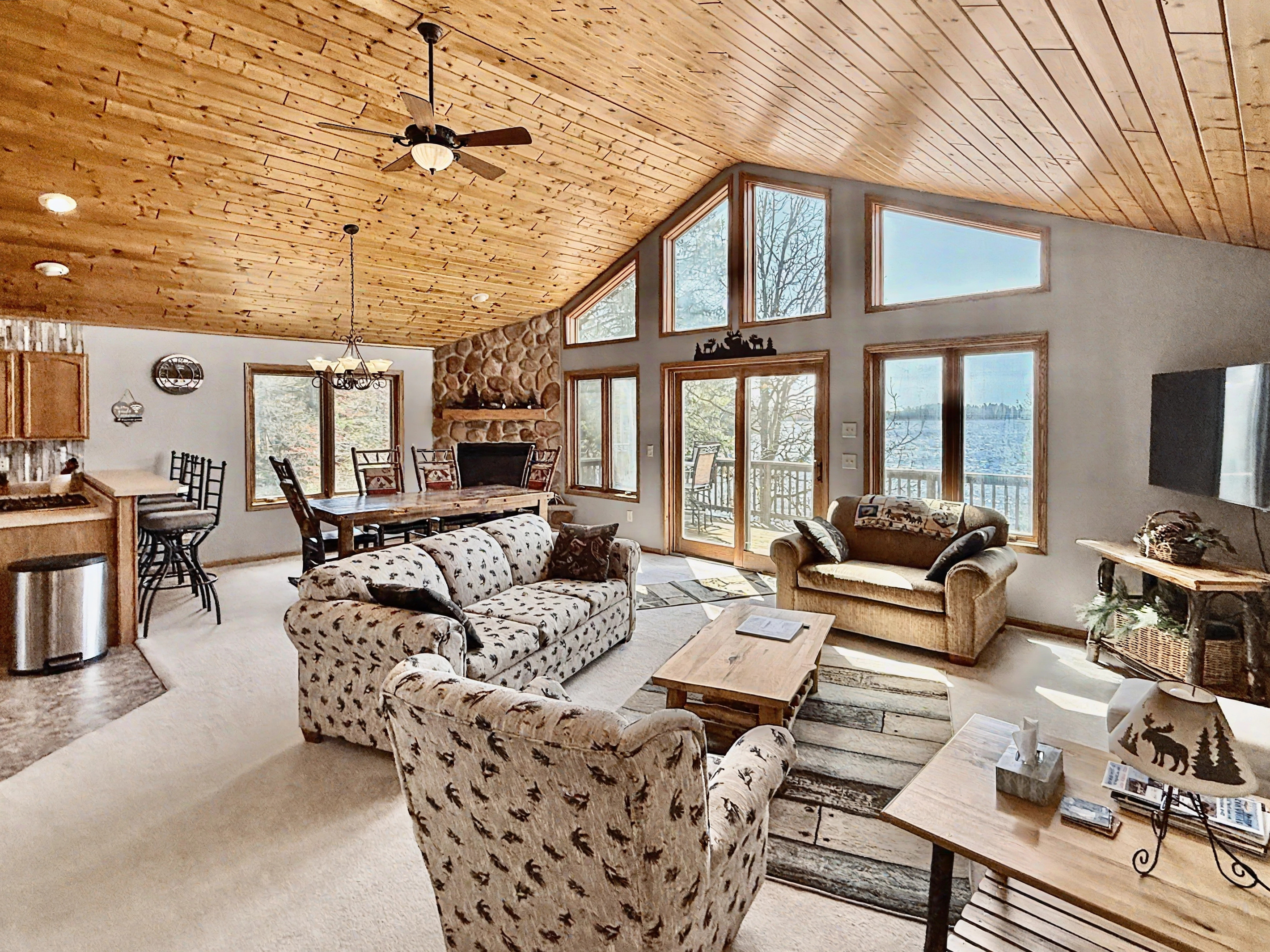 Living Room - Great Room & Dining Area