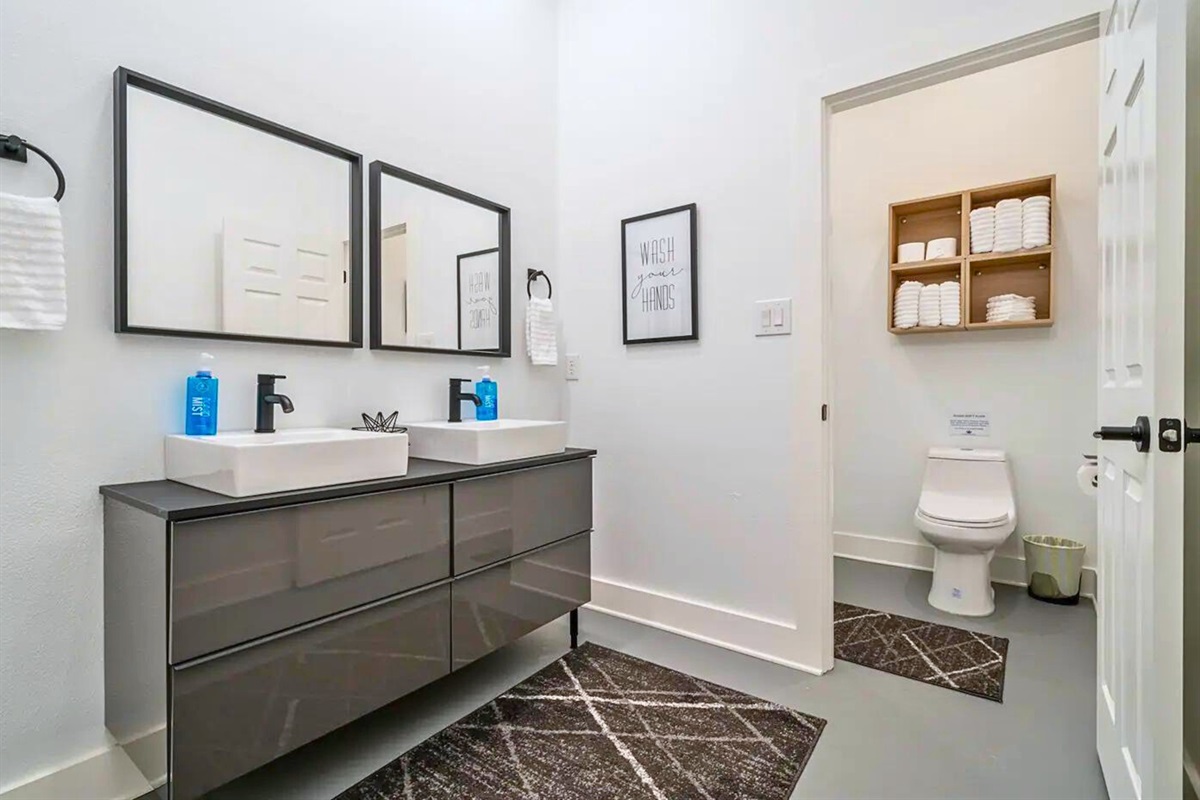 [Bathroom 3] There are 5.5 Bathrooms Throughout the Home, Great for Getting Ready All At Once.