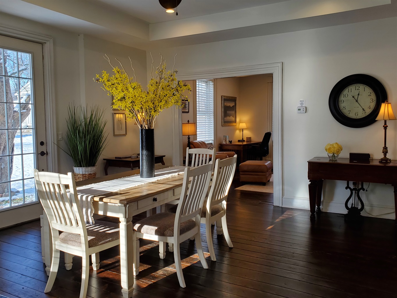 Enjoy dining with lots of natural light