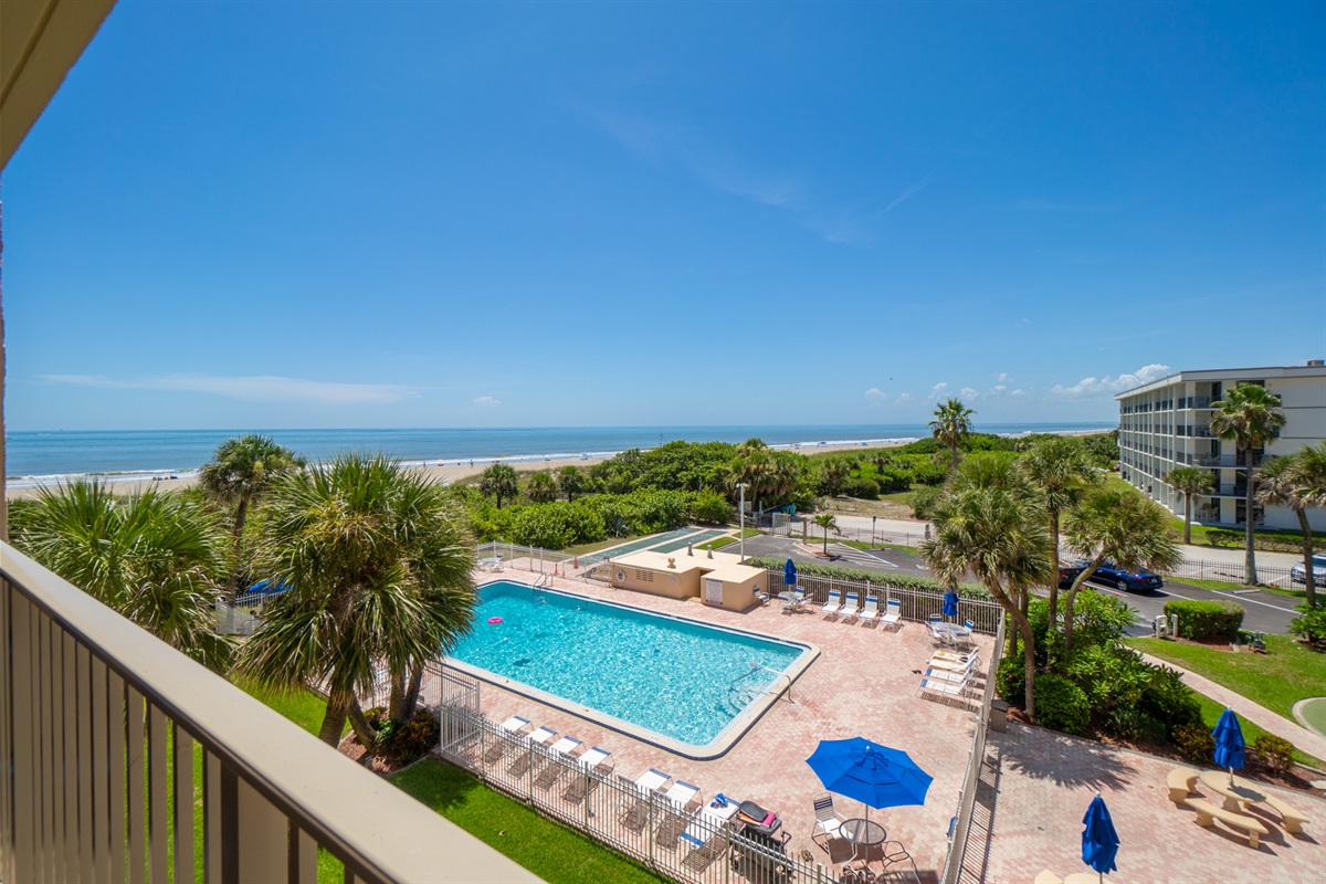 Wide Open Ocean View from Balcony