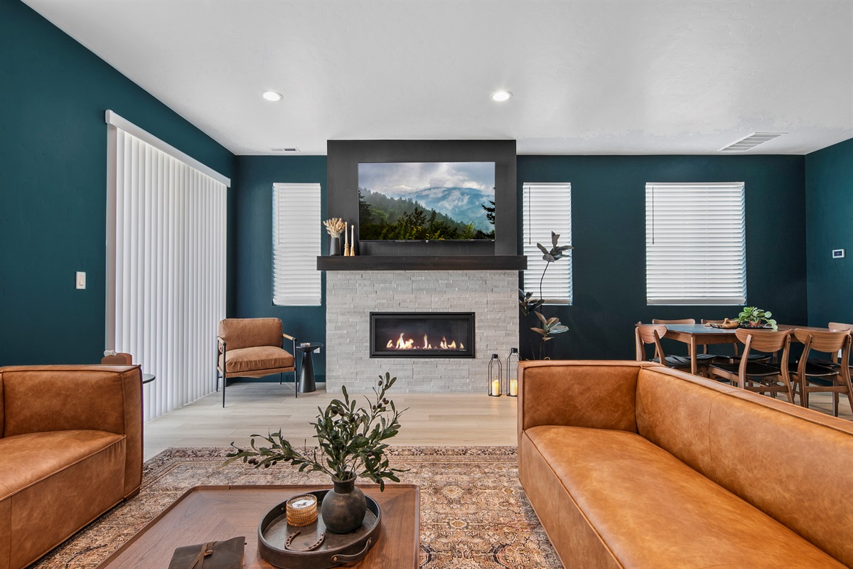 Cozy Up by the Fireplace