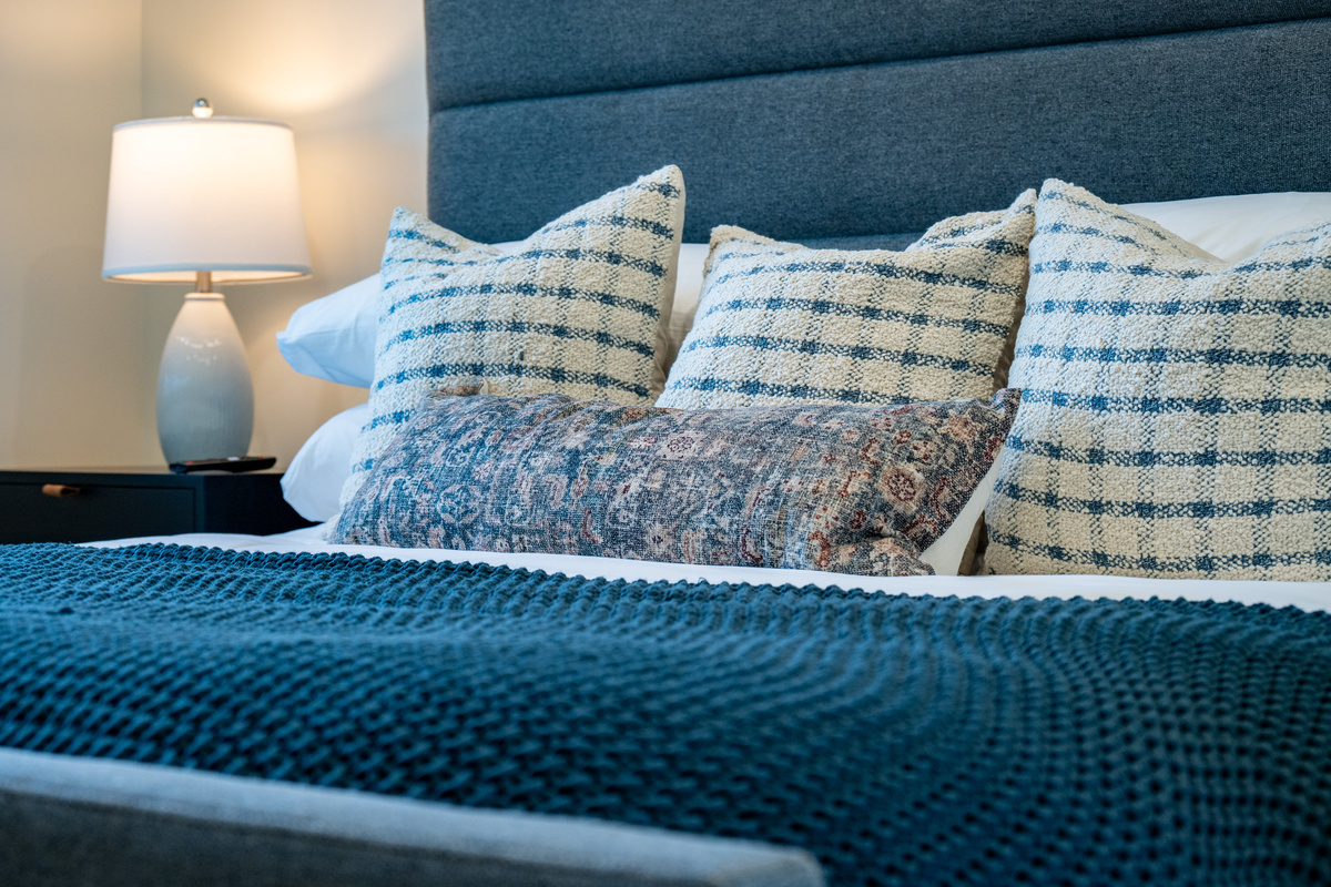 We provide the linens and luxury bedding to ensure a relaxing stay.
