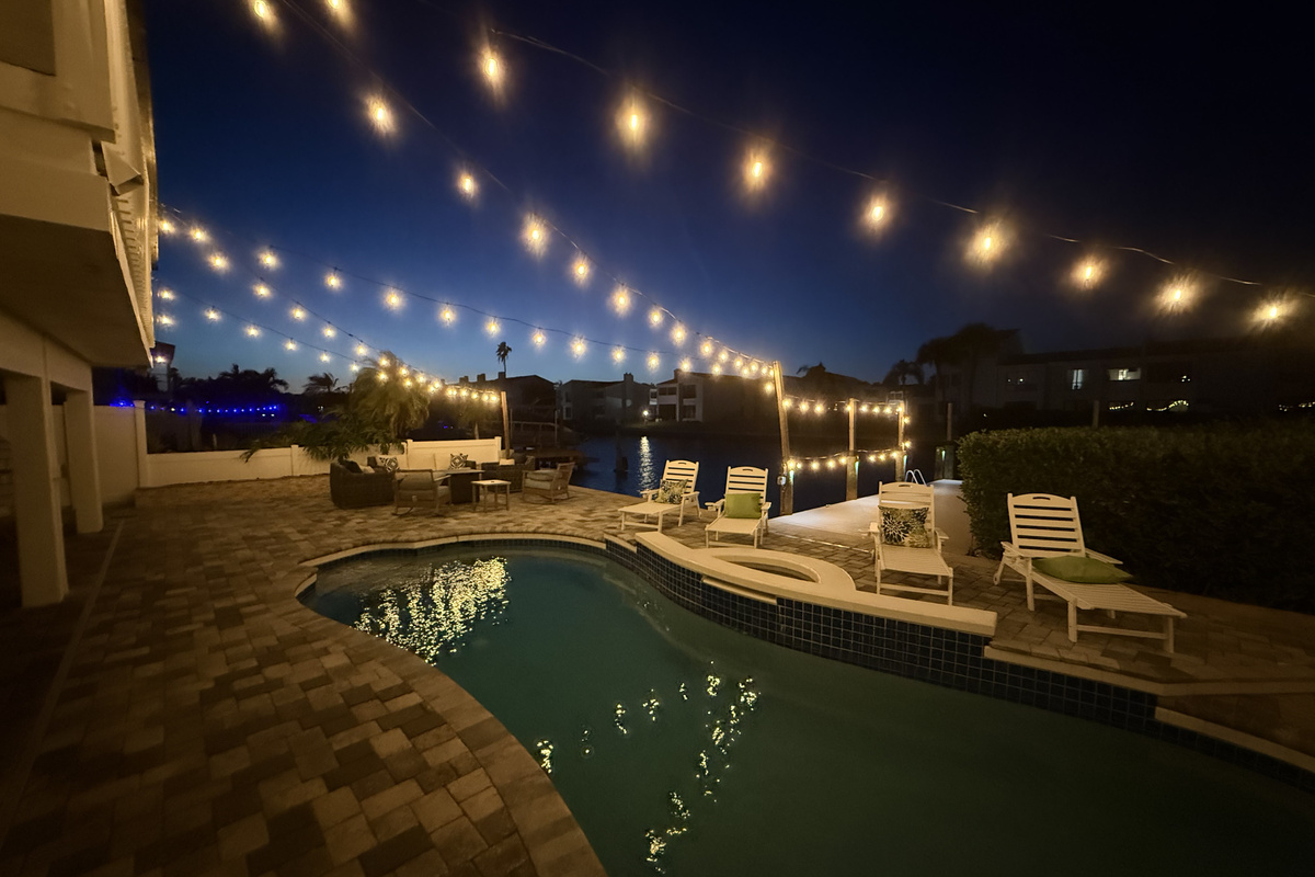 Lighted Patio