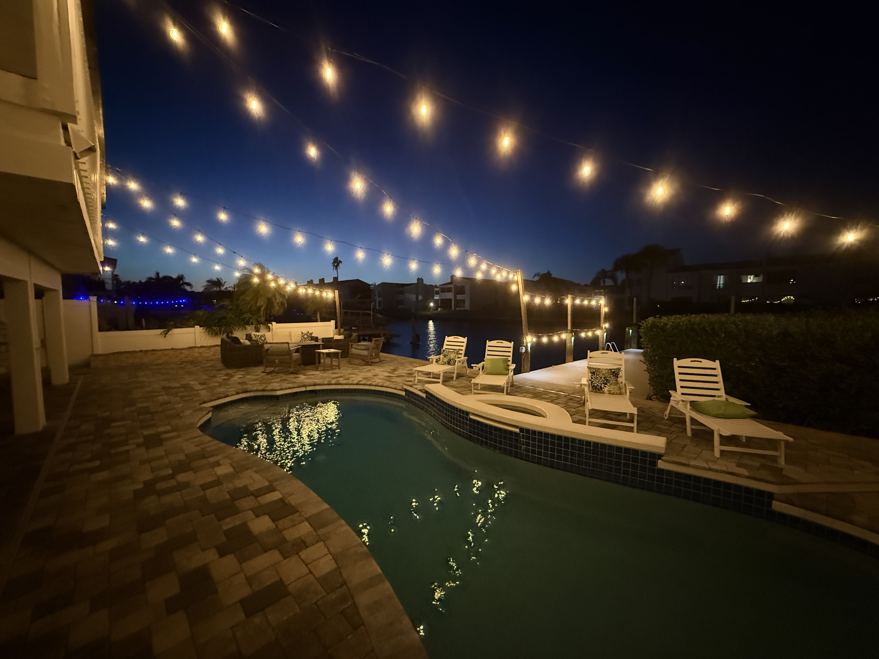 Lighted Patio