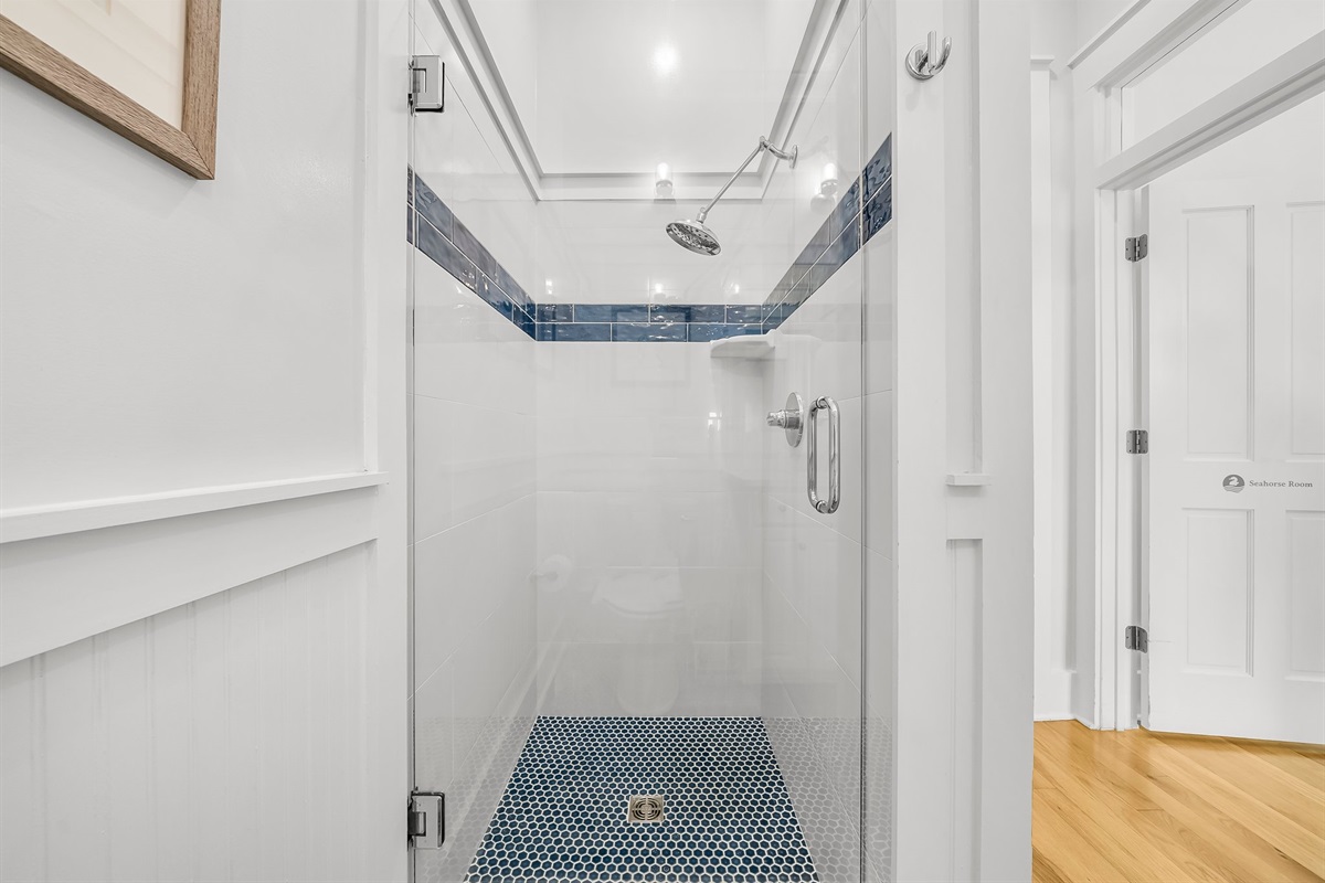 Bathroom for Bedroom 2 - remodeled with walk in shower