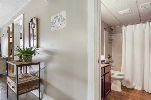 Guest bathroom access