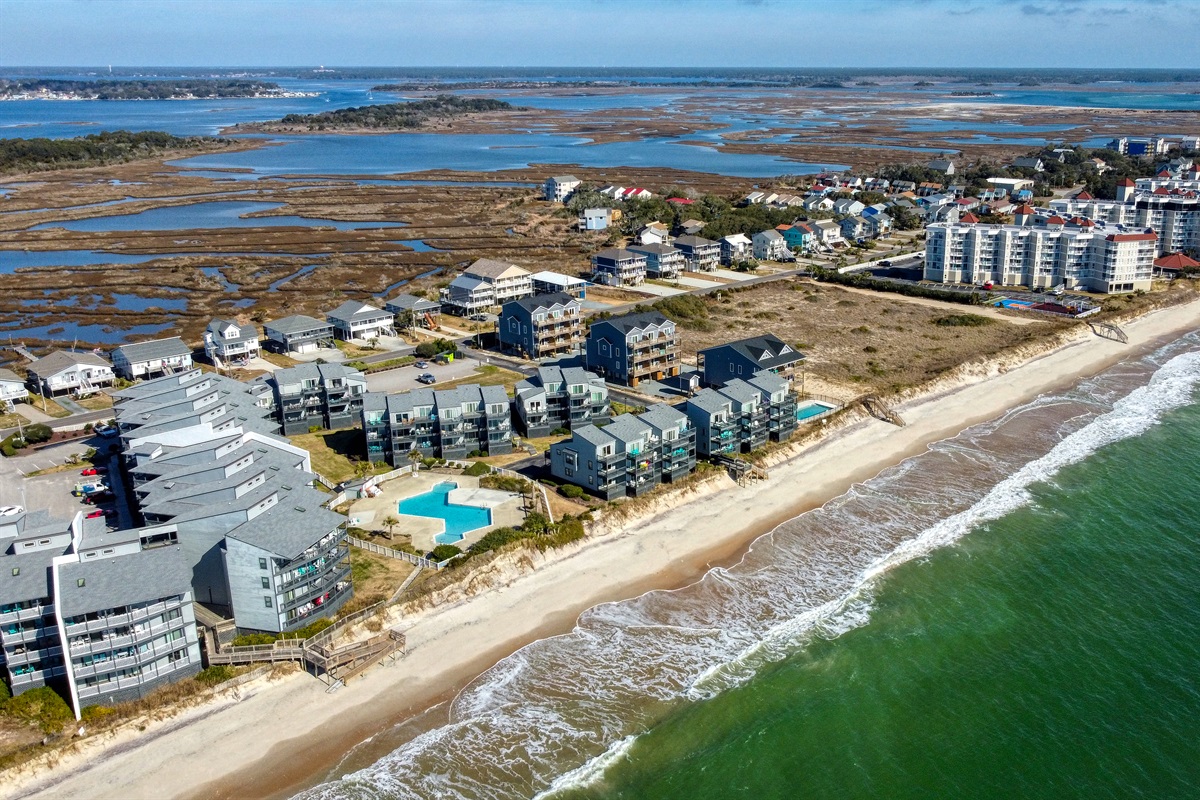Stunning North Topsail Beach condos overlooking the Atlantic
