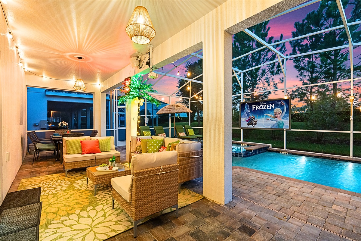 Catch gorgeous sunsets and relax by poolside with your friends and family!
