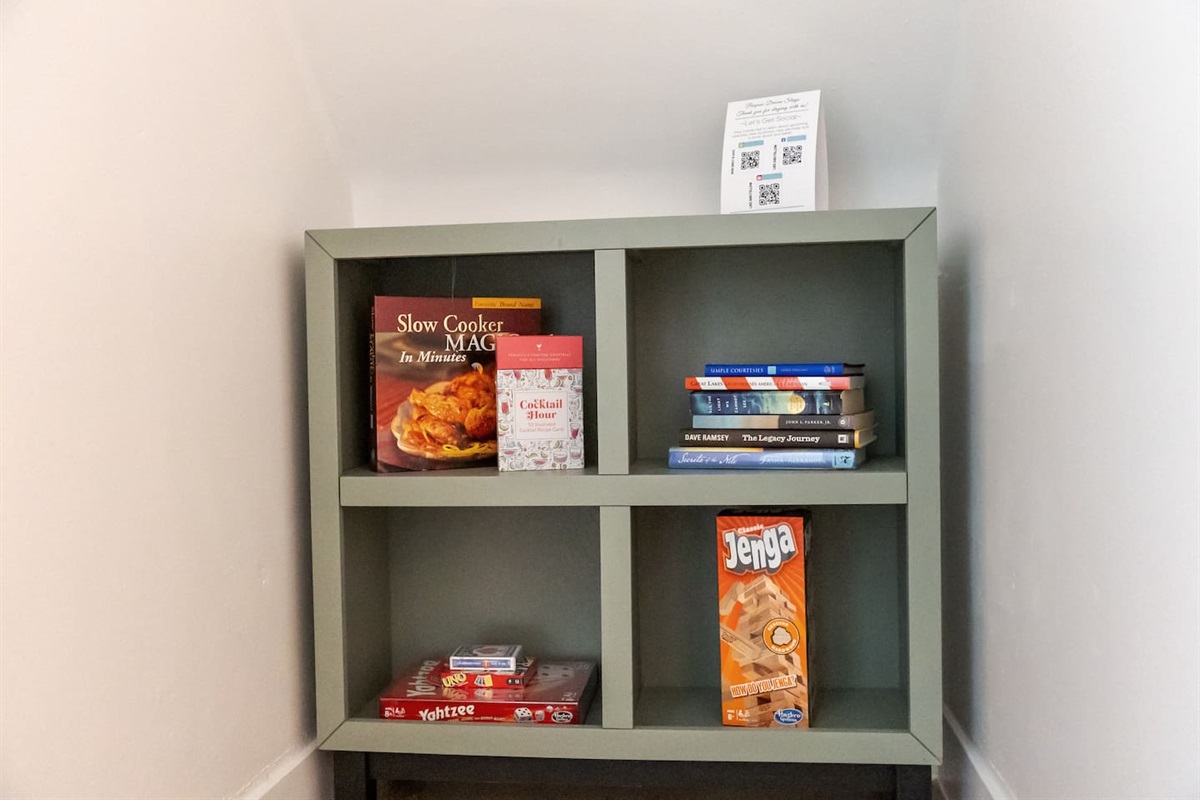 Some extra entertainment...games anyone?