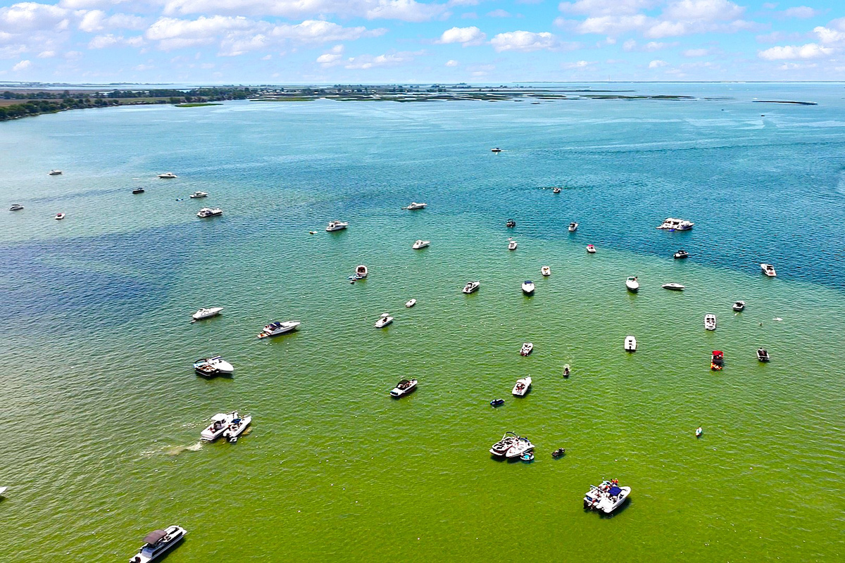 Just moments away, Lake St. Clair's popular sandy swimming area invites you to spend the day soaking up the sun, swimming in clear waters, or anchoring your boat for the ultimate lake experience.