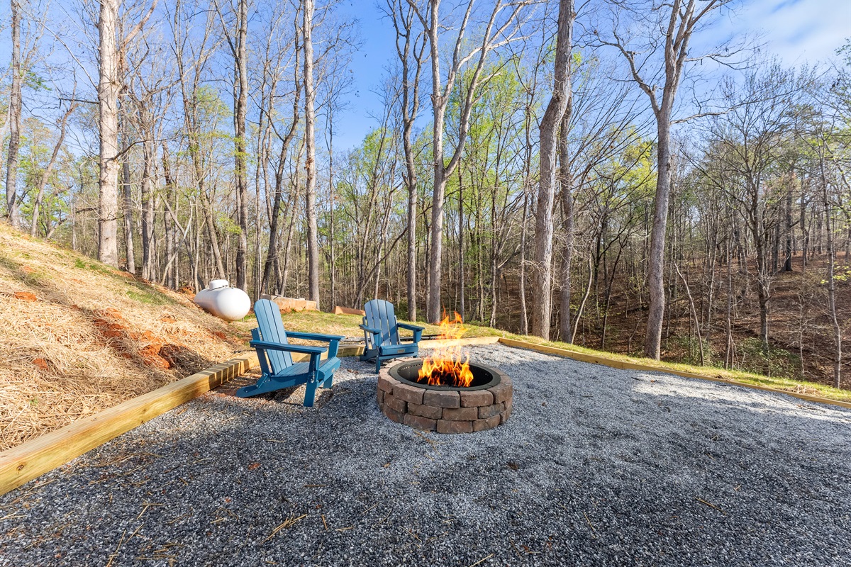Nothing Beats a Good Conversation Near the Cozy Fire Pit