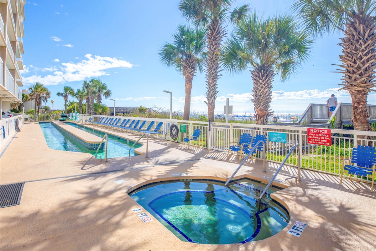 Outdoor Pool & Hot Tub