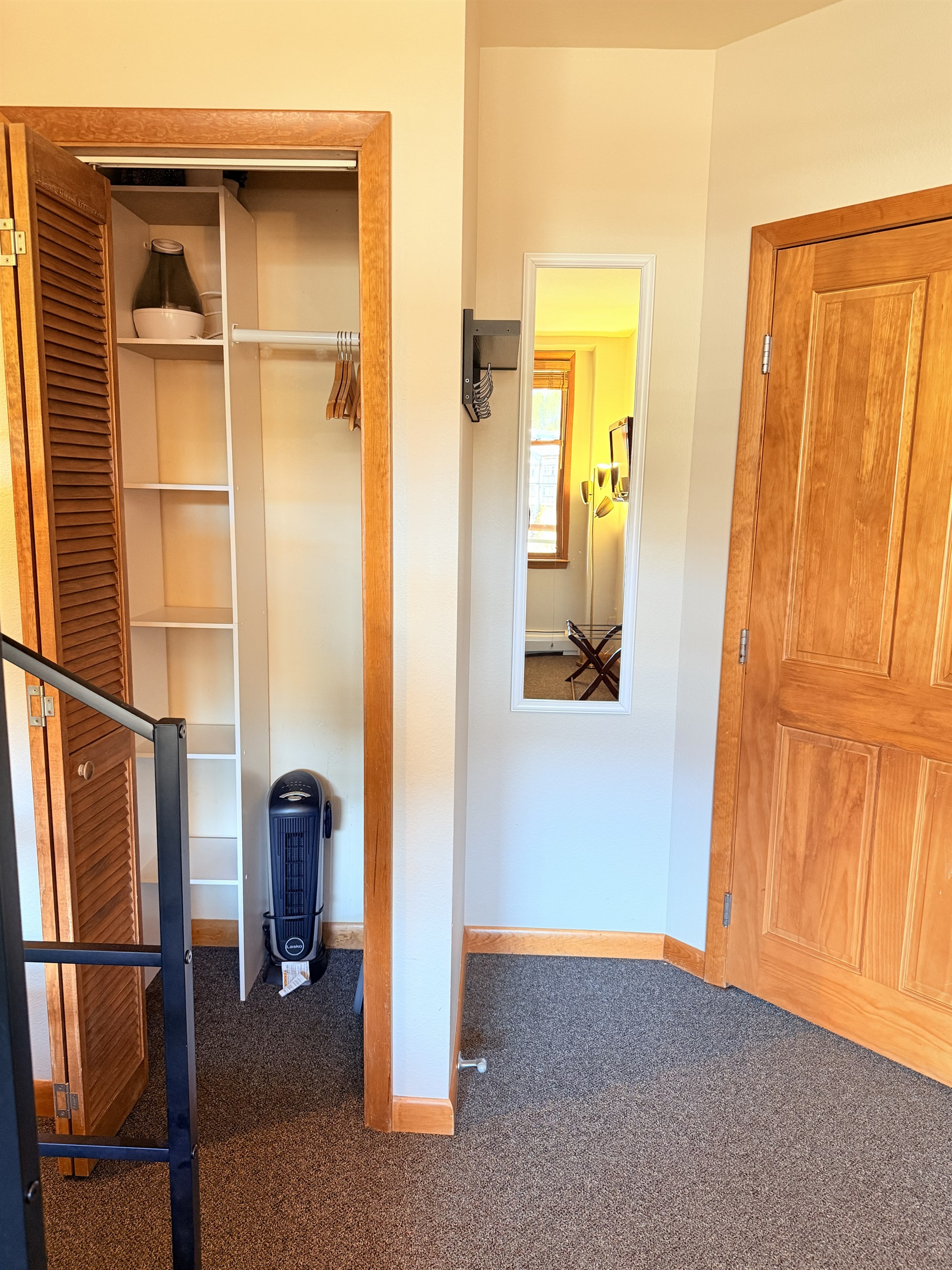 Closet with Built in Storage