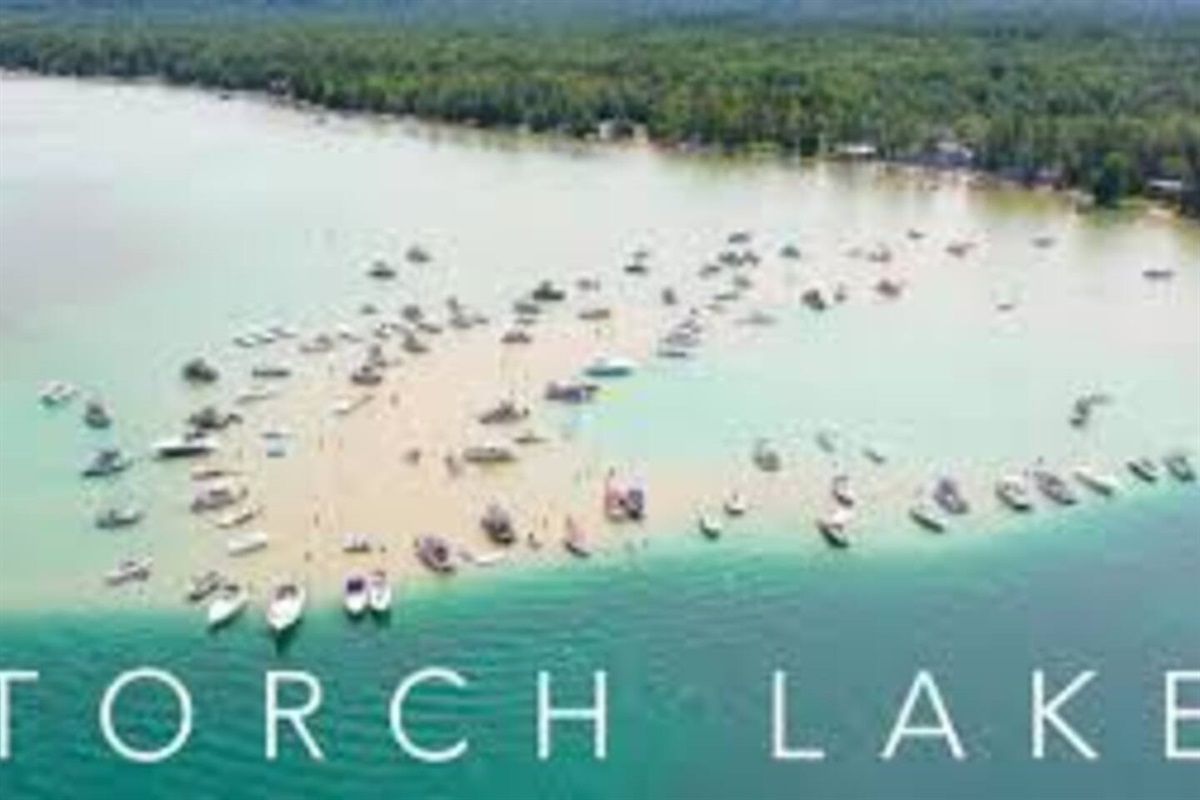 The world famous Torch Lake Sandbar. The boat ramp closest to enter the sandbar is about 20 minutes from the Wet Nest. Boat Rentals are available. Spend a day on what National Geographic rated one of the most beautiful lakes in the WORLD!!