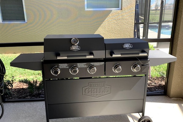 Get your BBQ on with this dual expert propane grill.