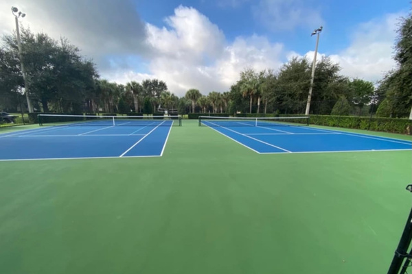 Tennis courts