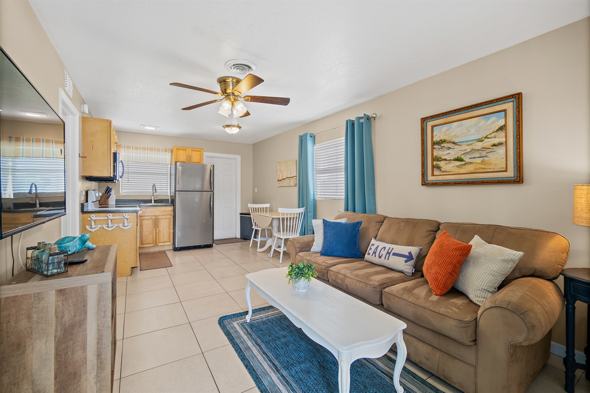 Comfortable living space with everything you will need