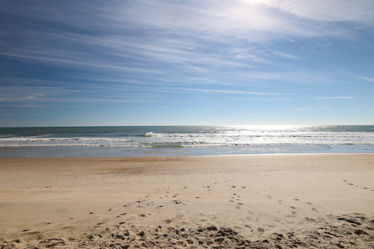 Gorgeous beach view!