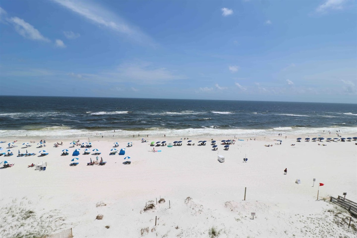Ocean view from the balcony