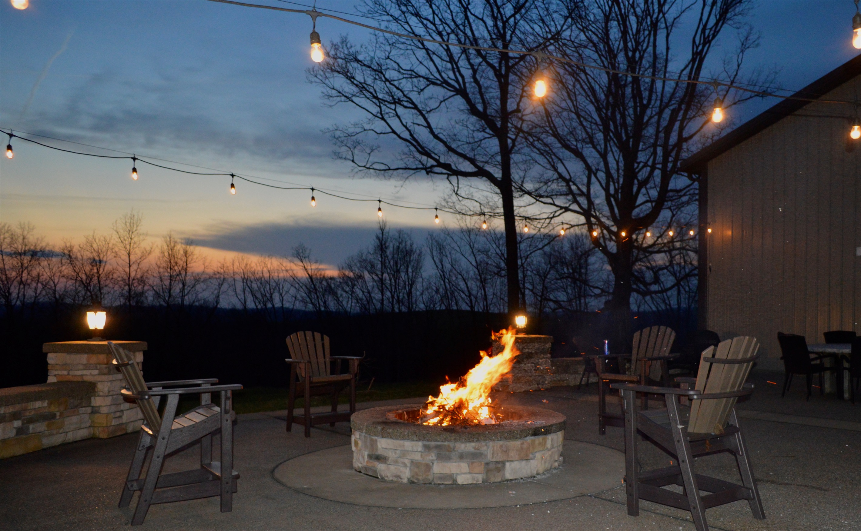 Fire pit with seating for relaxing evenings outdoors