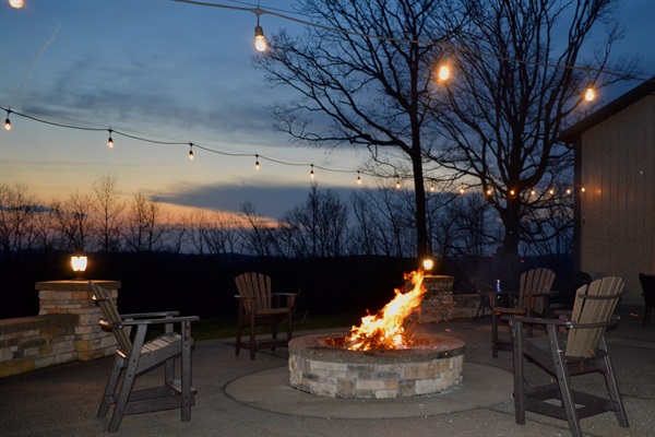 Fire pit with seating for relaxing evenings outdoors