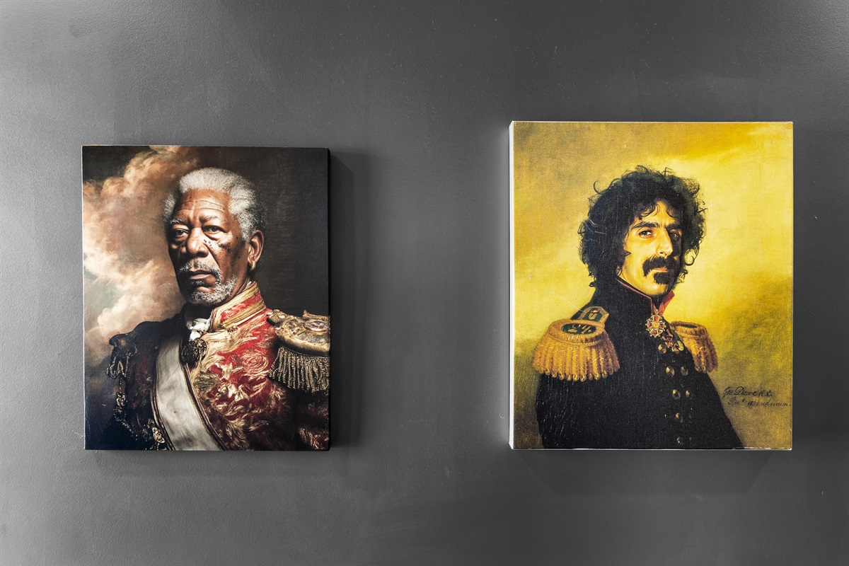 Artistic Touch: Bold portraits bring character to your Nashville getaway!