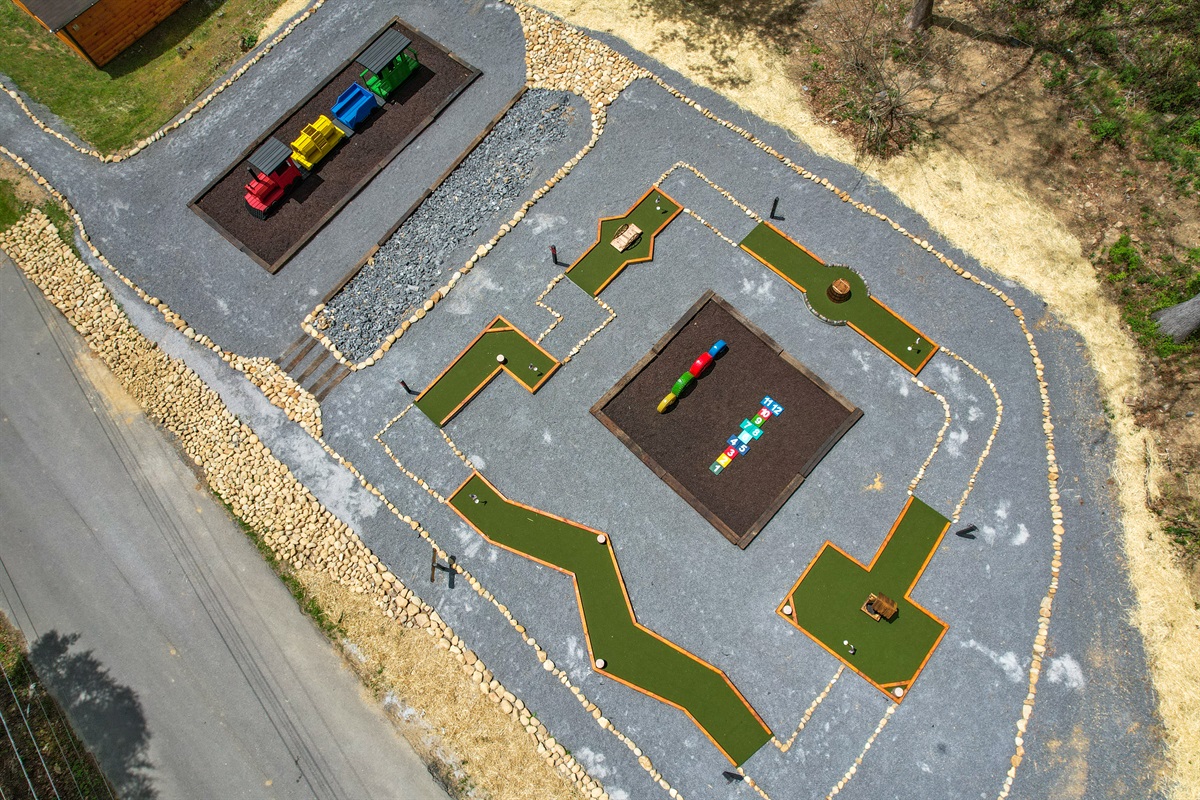 Putt Putt Golf Course Sky View